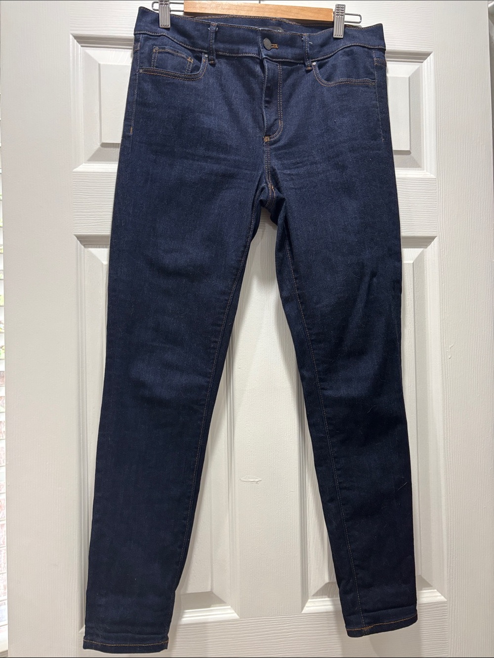 Ann Taylor Dark Blue Women's Stretch Skinny Jeans size 8